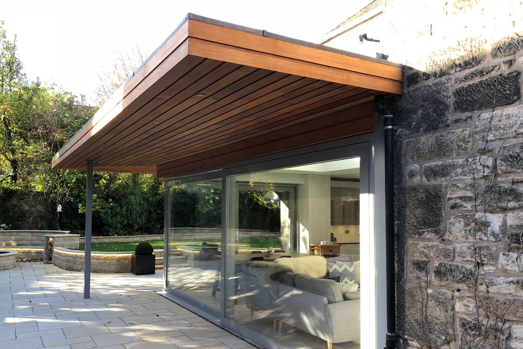 Lift and slide doors realisation in Edinburgh - Uniwindows.co.uk