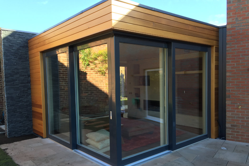 Lift and slide doors realization in Edinburgh Scotland - Uniwindows.co.uk