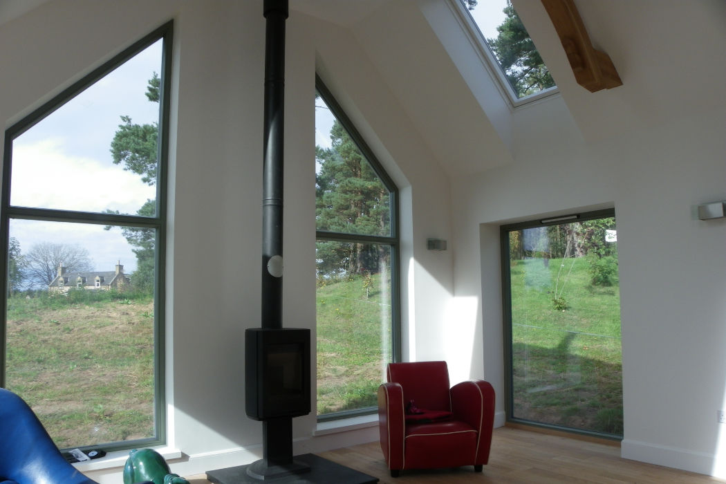  Timber double glazed windows realization in Edinburgh - Uniwindows.co.uk