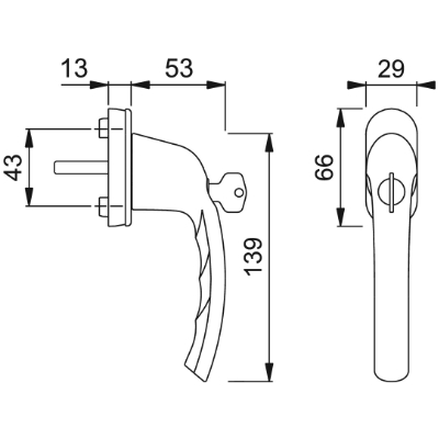 Tokyo Lockable handles - Accesories - Uniwin.co.uk